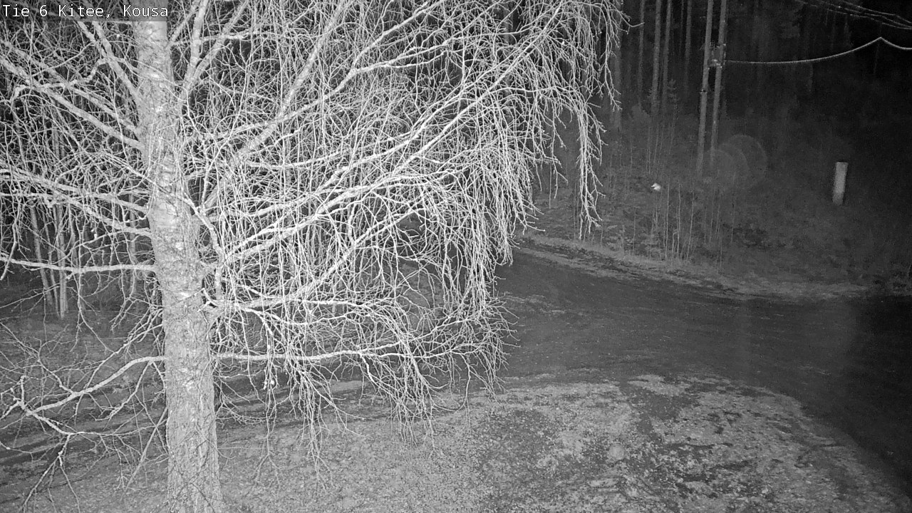 Weather Camera Image Road 6, Kitee, Kousa, Kitee, Pohjois-Karjala