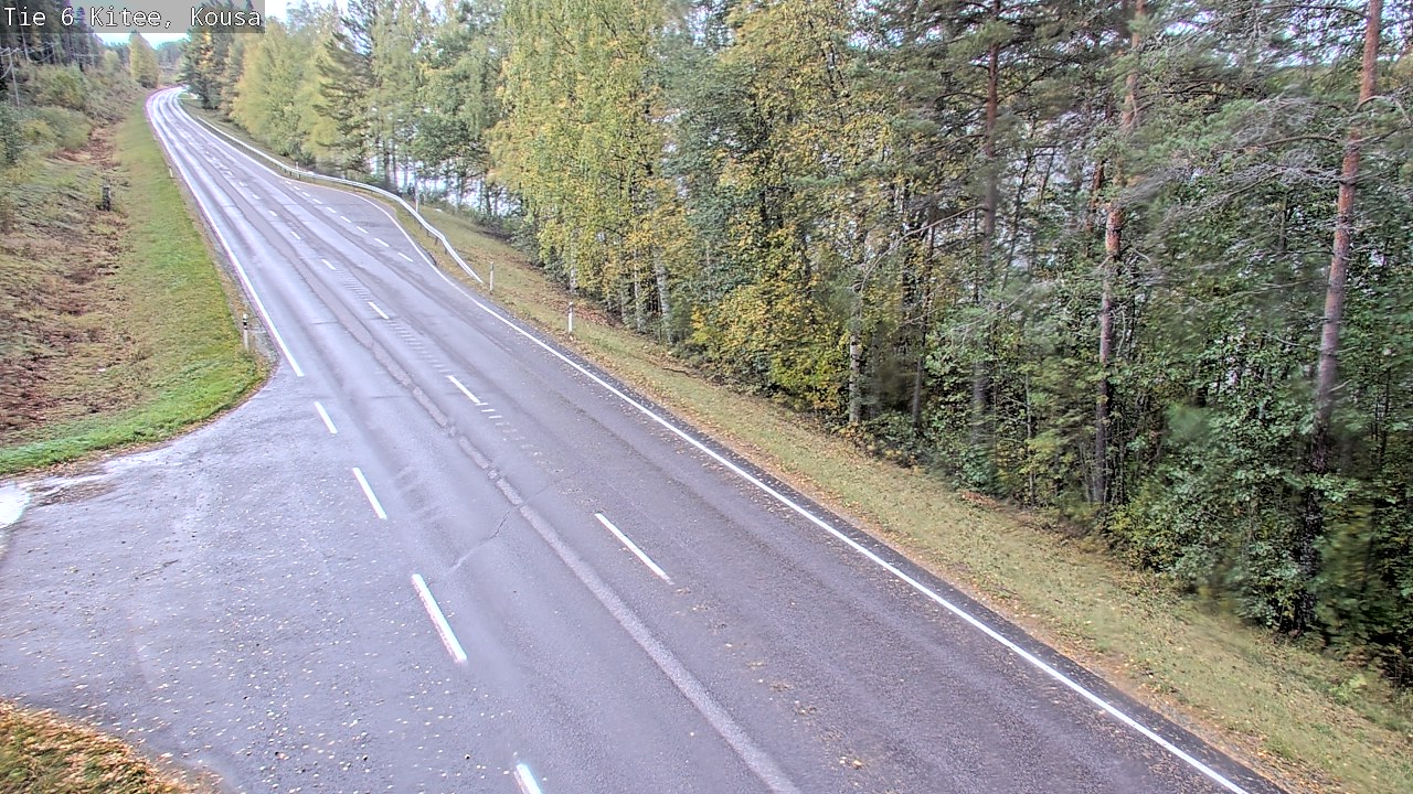 Weather Camera Image Road 6, Kitee, Kousa, Kitee, Pohjois-Karjala