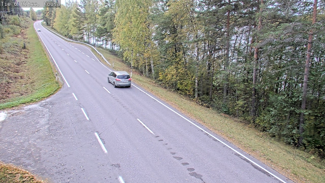 Weather Camera Image Road 6, Kitee, Kousa, Kitee, Pohjois-Karjala