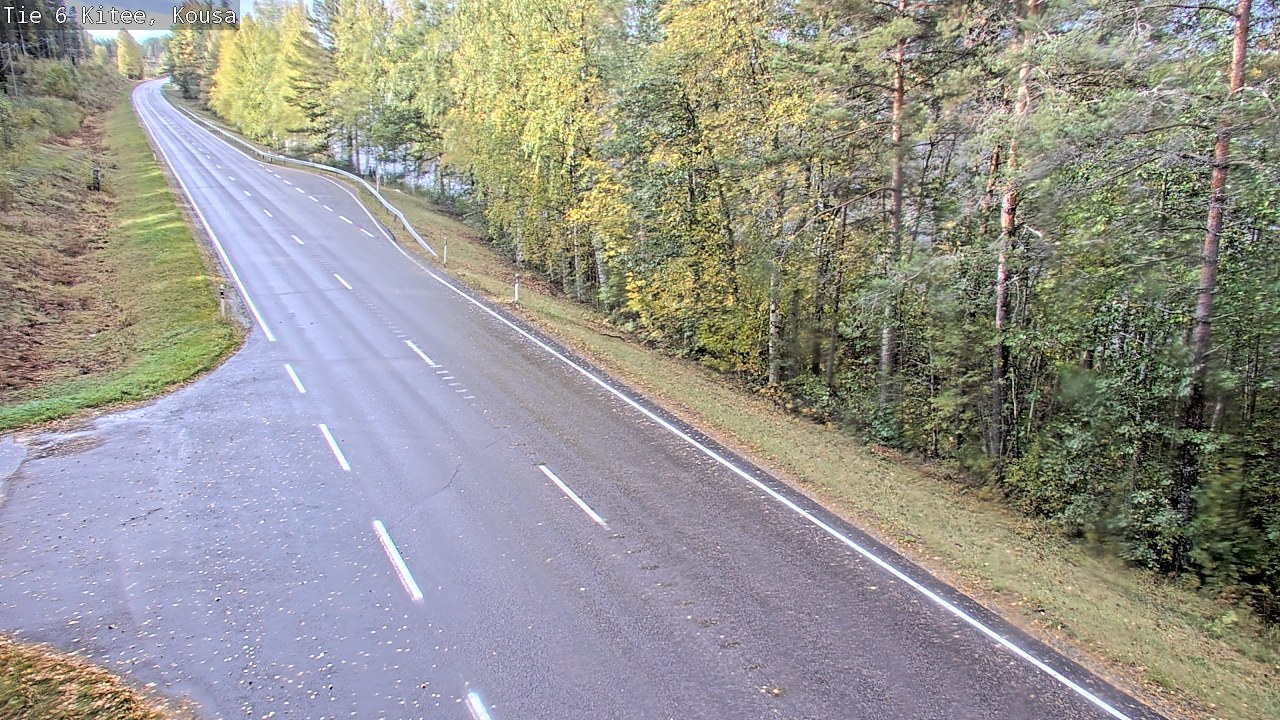Weather Camera Image Road 6, Kitee, Kousa, Kitee, Pohjois-Karjala