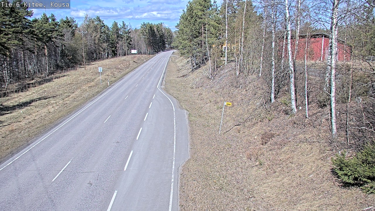 Weather Camera Image Väg 6, Kitee, Kousa, Kitee, Pohjois-Karjala