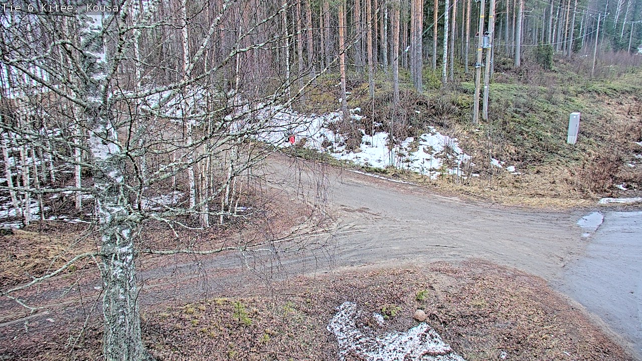 Weather Camera Image Road 6, Kitee, Kousa, Kitee, Pohjois-Karjala