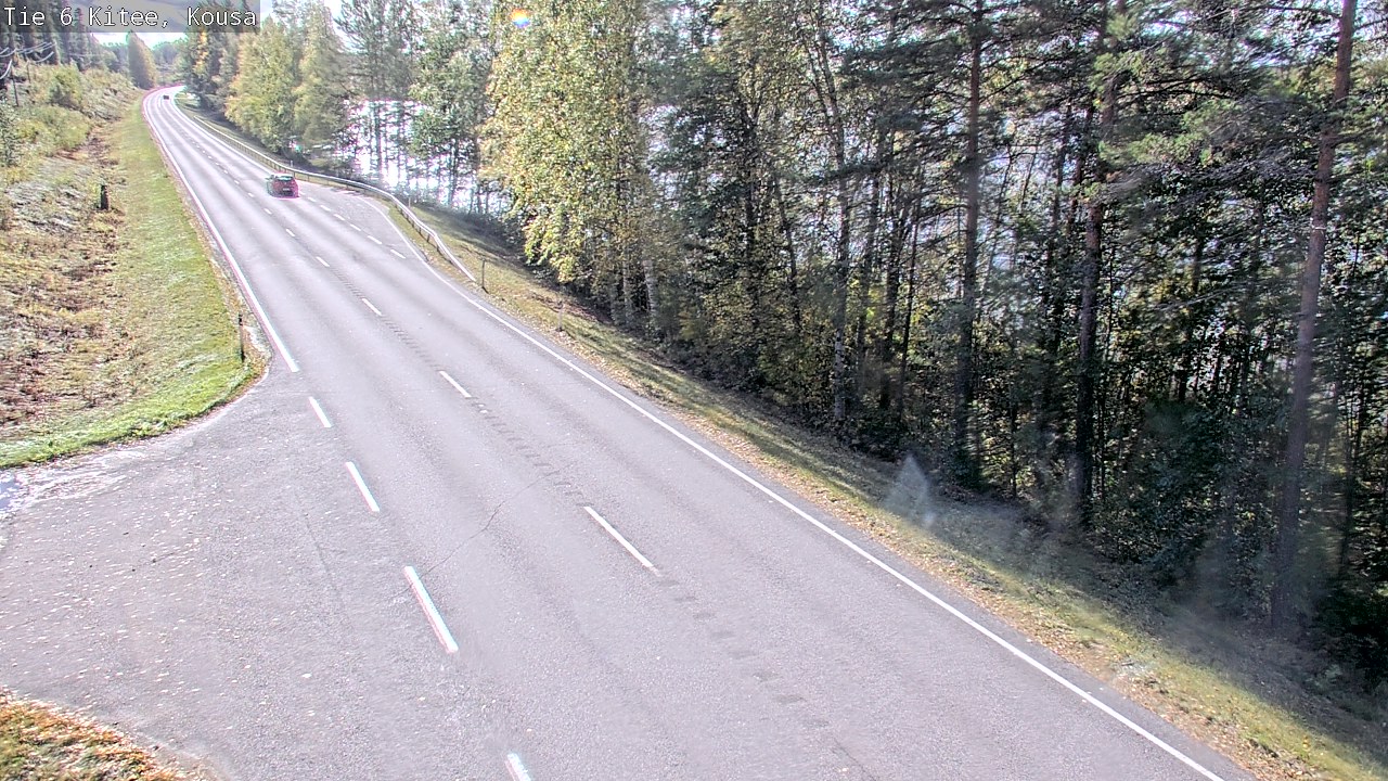 Weather Camera Image Road 6, Kitee, Kousa, Kitee, Pohjois-Karjala