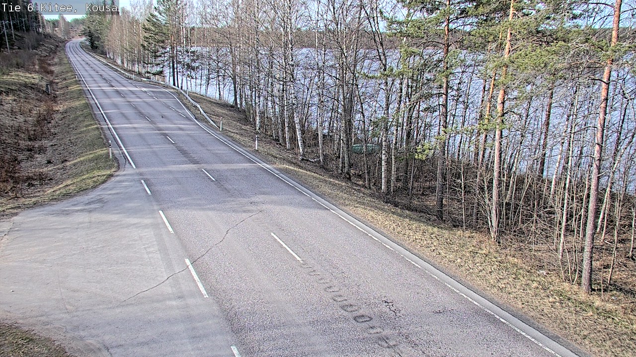 Weather Camera Image Väg 6, Kitee, Kousa, Kitee, Pohjois-Karjala
