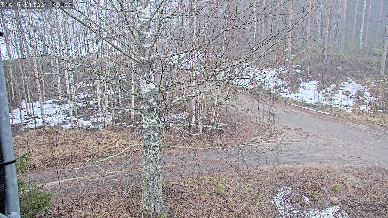 Weather Camera Image Road 6, Kitee, Kousa, Kitee, Pohjois-Karjala