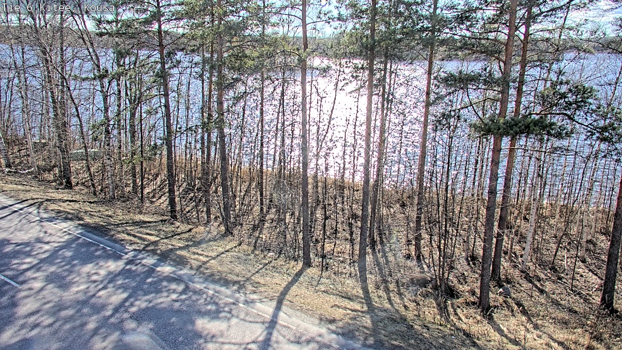 Weather Camera Image Väg 6, Kitee, Kousa, Kitee, Pohjois-Karjala