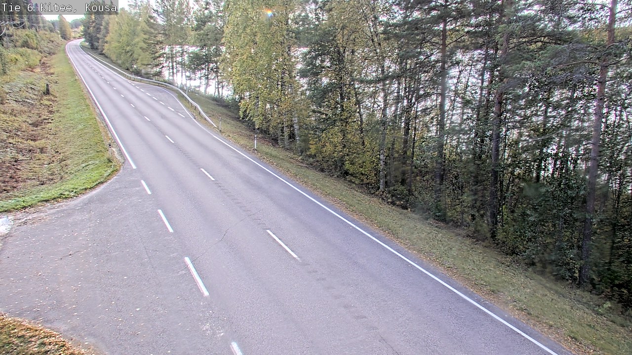 Weather Camera Image Road 6, Kitee, Kousa, Kitee, Pohjois-Karjala