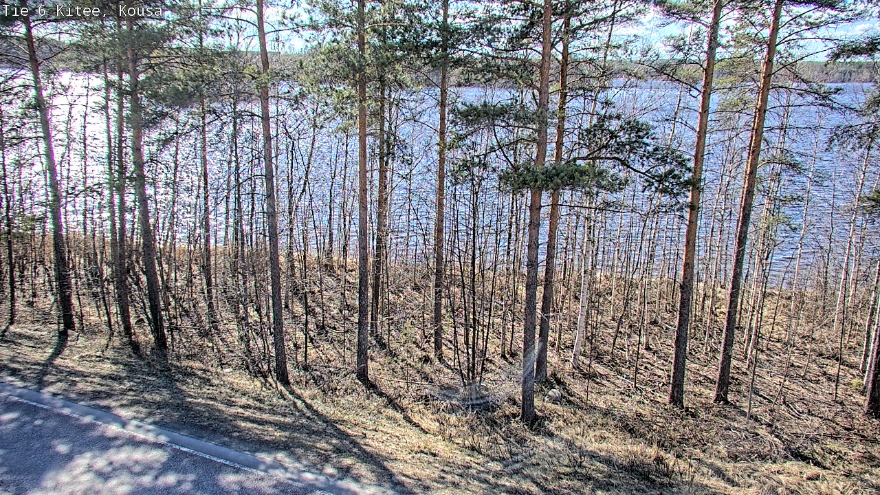 Weather Camera Image Väg 6, Kitee, Kousa, Kitee, Pohjois-Karjala