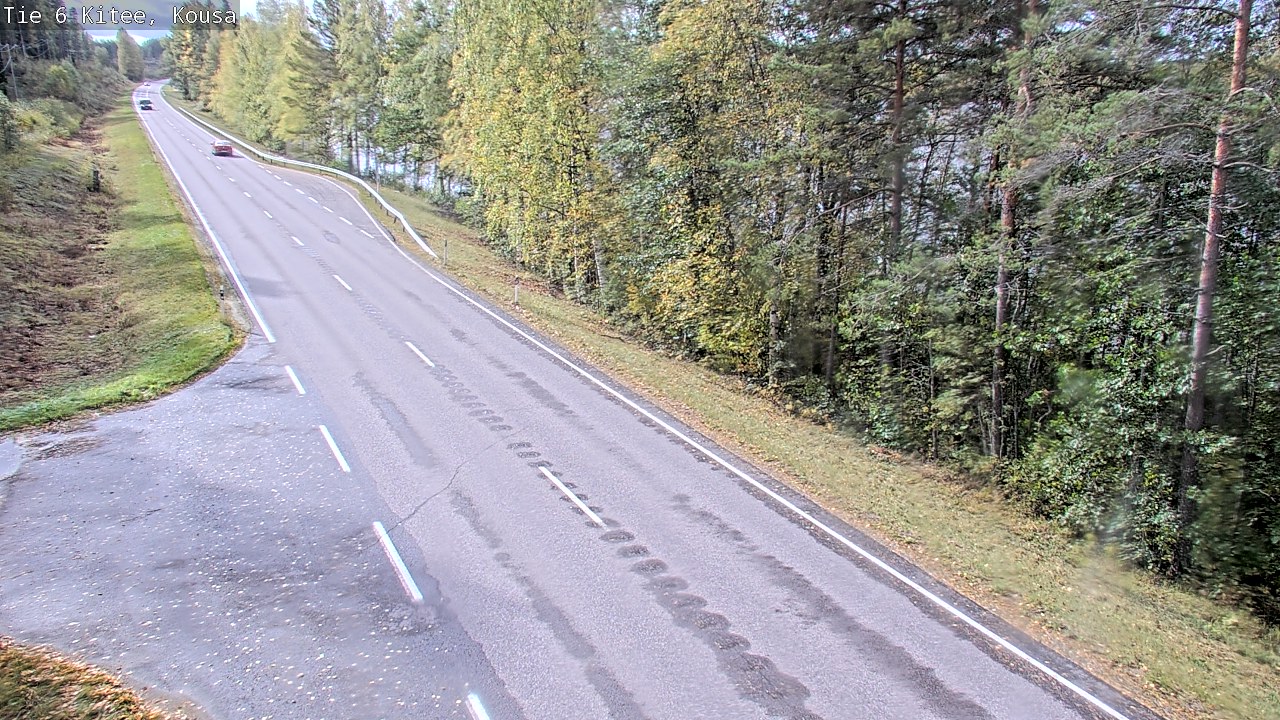 Weather Camera Image Road 6, Kitee, Kousa, Kitee, Pohjois-Karjala