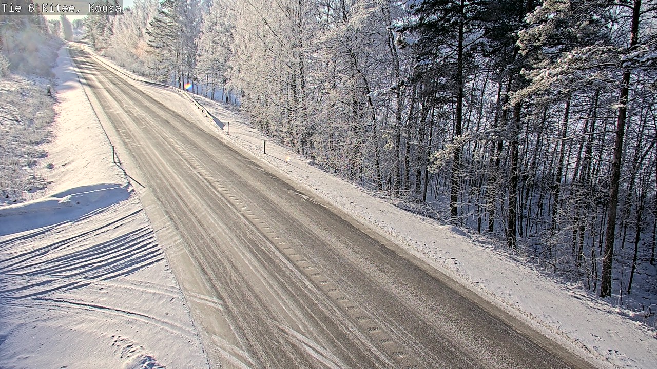 Weather Camera Image Väg 6, Kitee, Kousa, Kitee, Pohjois-Karjala