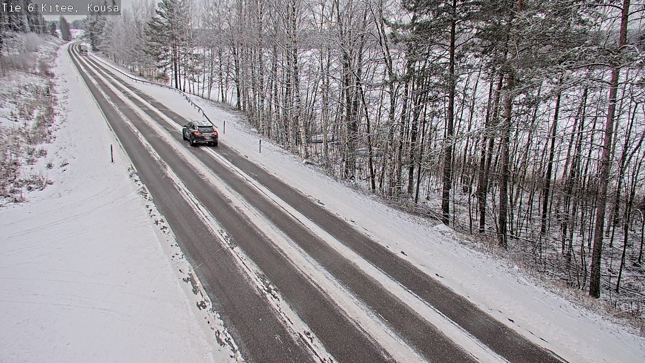 Weather Camera Image Road 6, Kitee, Kousa, Kitee, Pohjois-Karjala