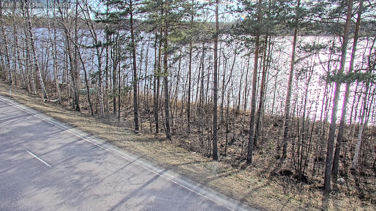 Weather Camera Image Väg 6, Kitee, Kousa, Kitee, Pohjois-Karjala