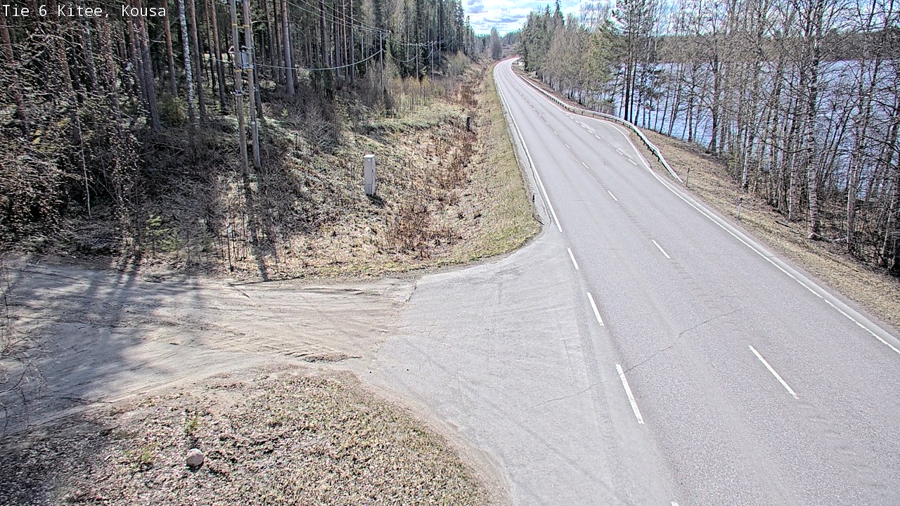 Weather Camera Image Väg 6, Kitee, Kousa, Kitee, Pohjois-Karjala