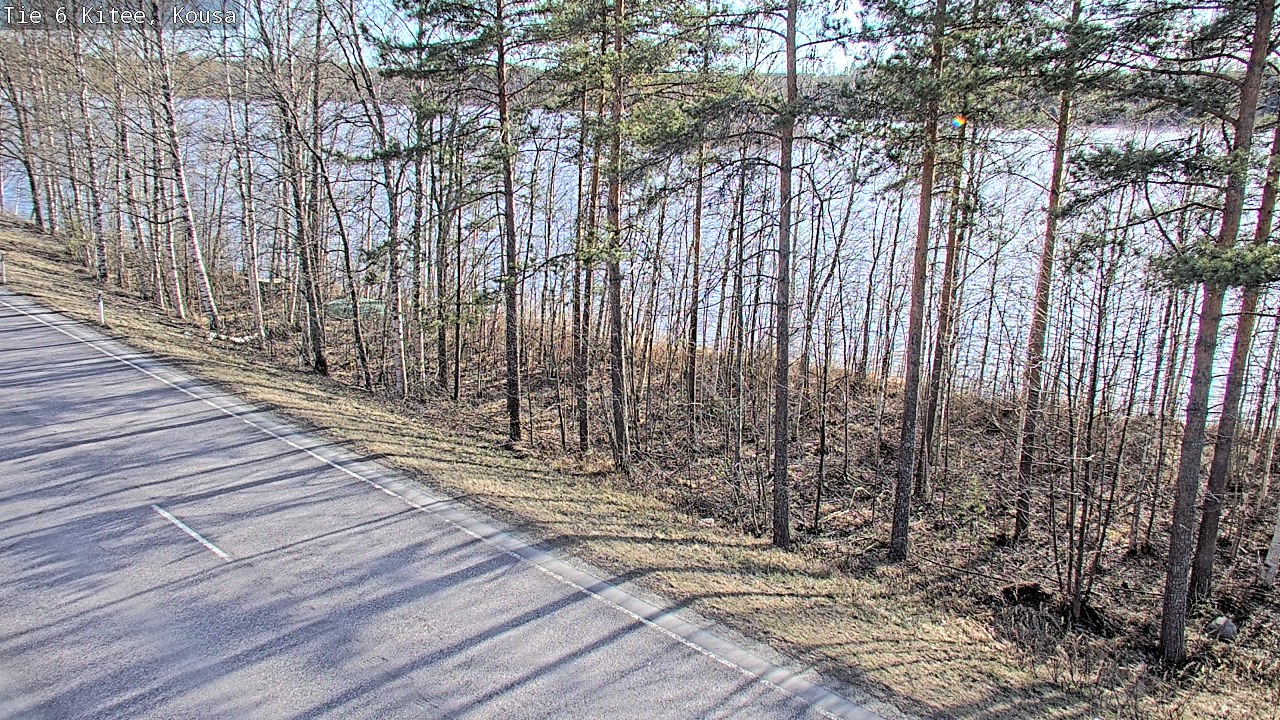 Weather Camera Image Väg 6, Kitee, Kousa, Kitee, Pohjois-Karjala