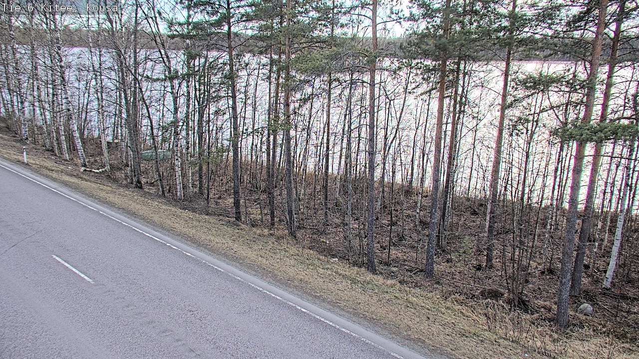 Weather Camera Image Väg 6, Kitee, Kousa, Kitee, Pohjois-Karjala