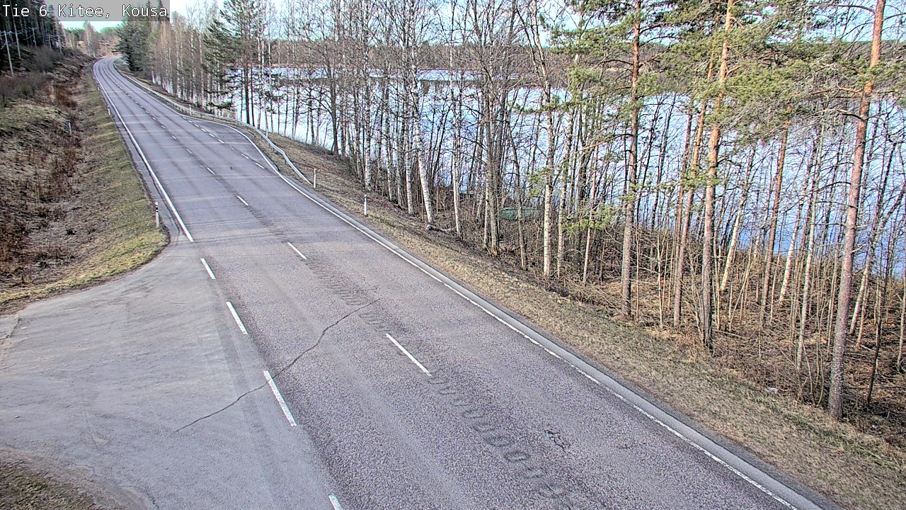 Weather Camera Image Väg 6, Kitee, Kousa, Kitee, Pohjois-Karjala