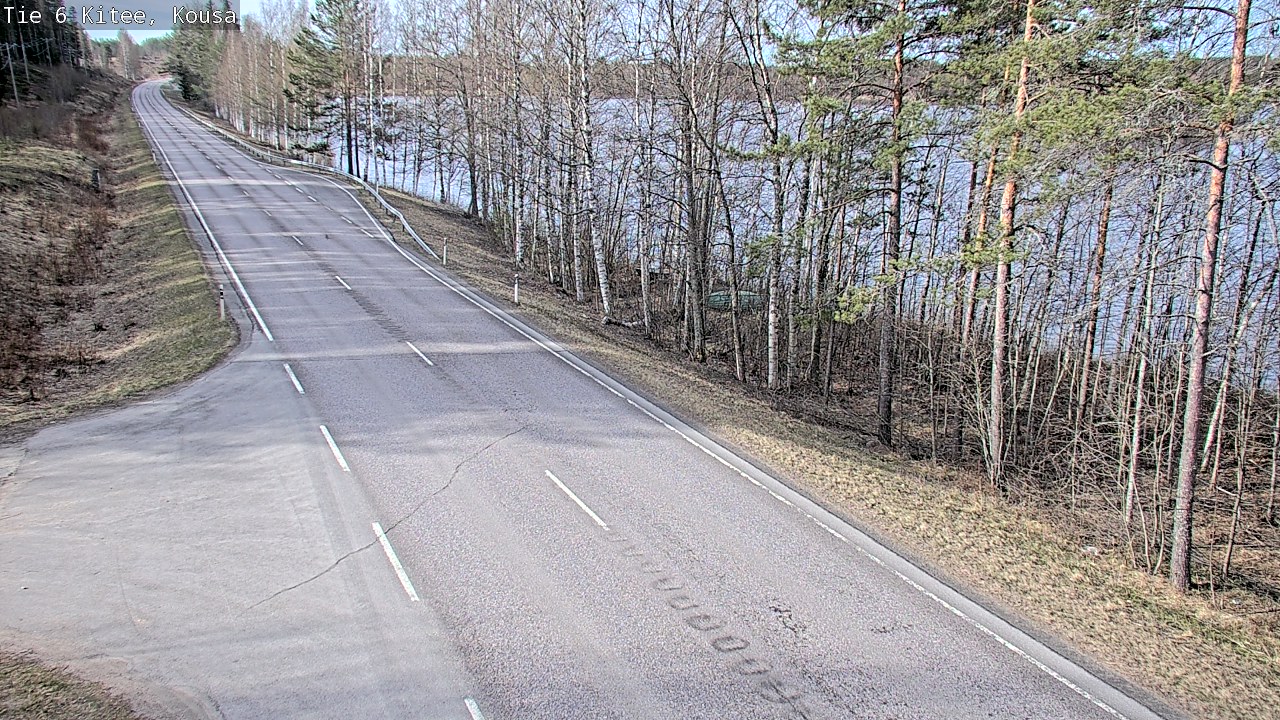 Weather Camera Image Väg 6, Kitee, Kousa, Kitee, Pohjois-Karjala