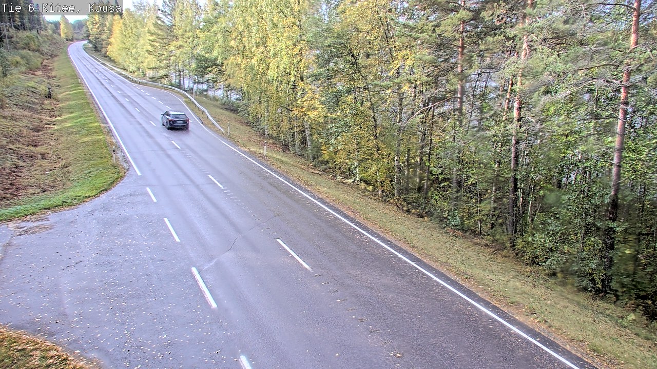 Weather Camera Image Road 6, Kitee, Kousa, Kitee, Pohjois-Karjala