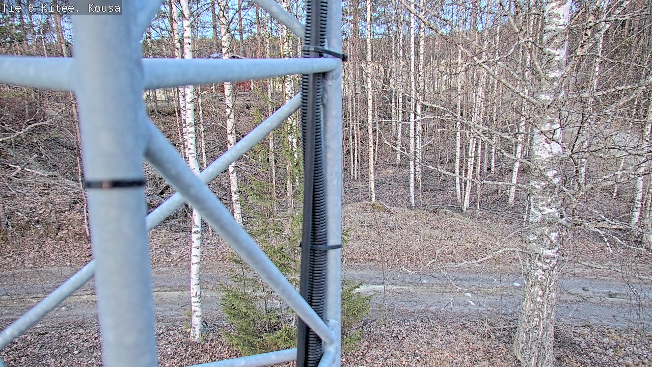 Weather Camera Image Väg 6, Kitee, Kousa, Kitee, Pohjois-Karjala