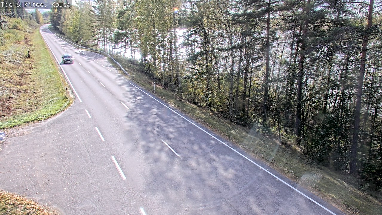 Weather Camera Image Road 6, Kitee, Kousa, Kitee, Pohjois-Karjala