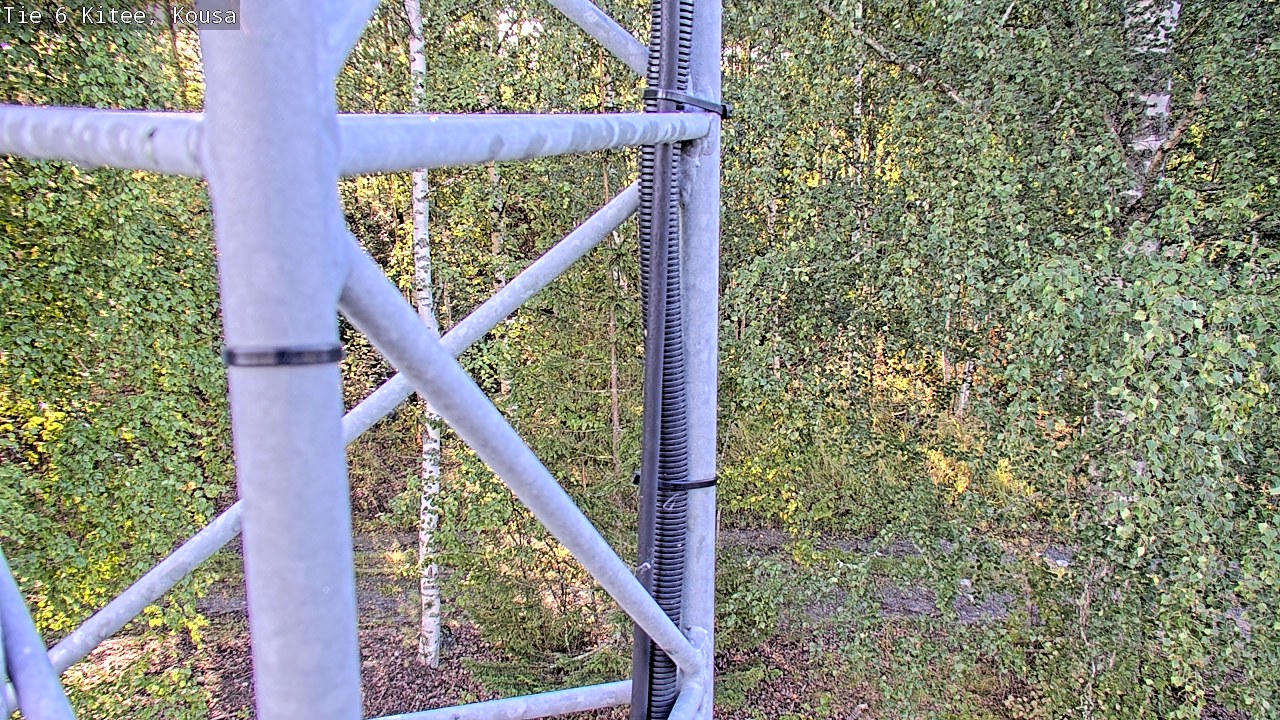 Weather Camera Image Road 6, Kitee, Kousa, Kitee, Pohjois-Karjala