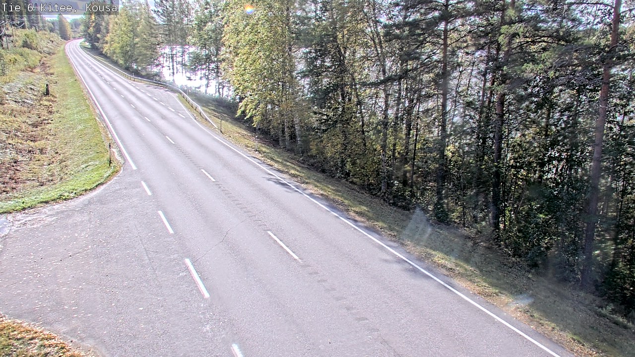 Weather Camera Image Road 6, Kitee, Kousa, Kitee, Pohjois-Karjala