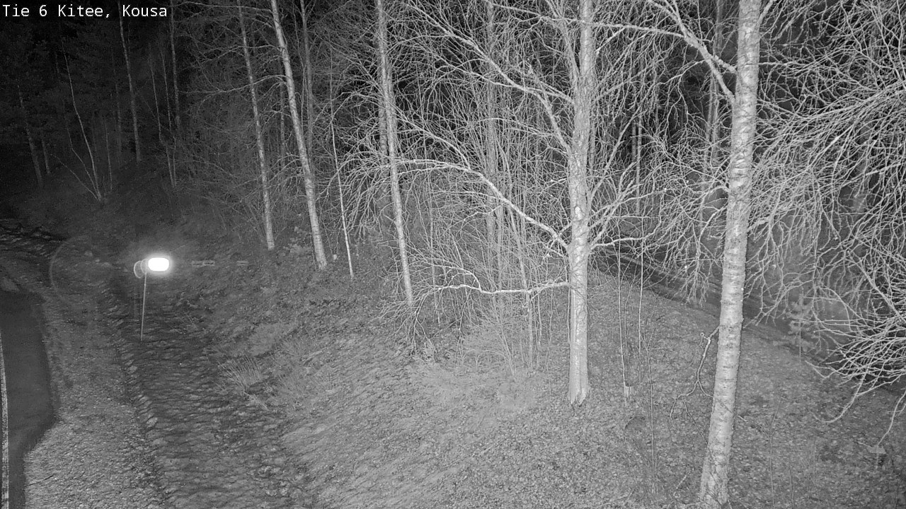 Weather Camera Image Road 6, Kitee, Kousa, Kitee, Pohjois-Karjala
