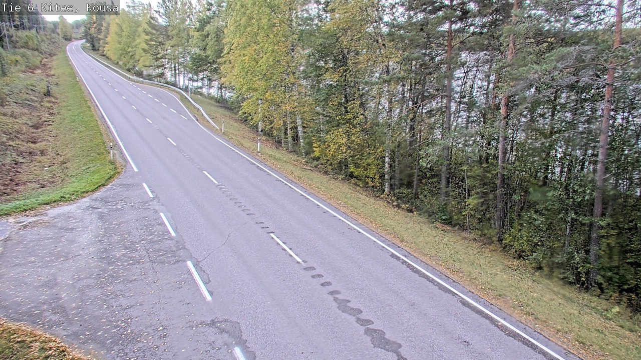 Weather Camera Image Road 6, Kitee, Kousa, Kitee, Pohjois-Karjala