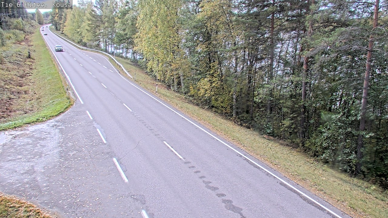 Weather Camera Image Road 6, Kitee, Kousa, Kitee, Pohjois-Karjala