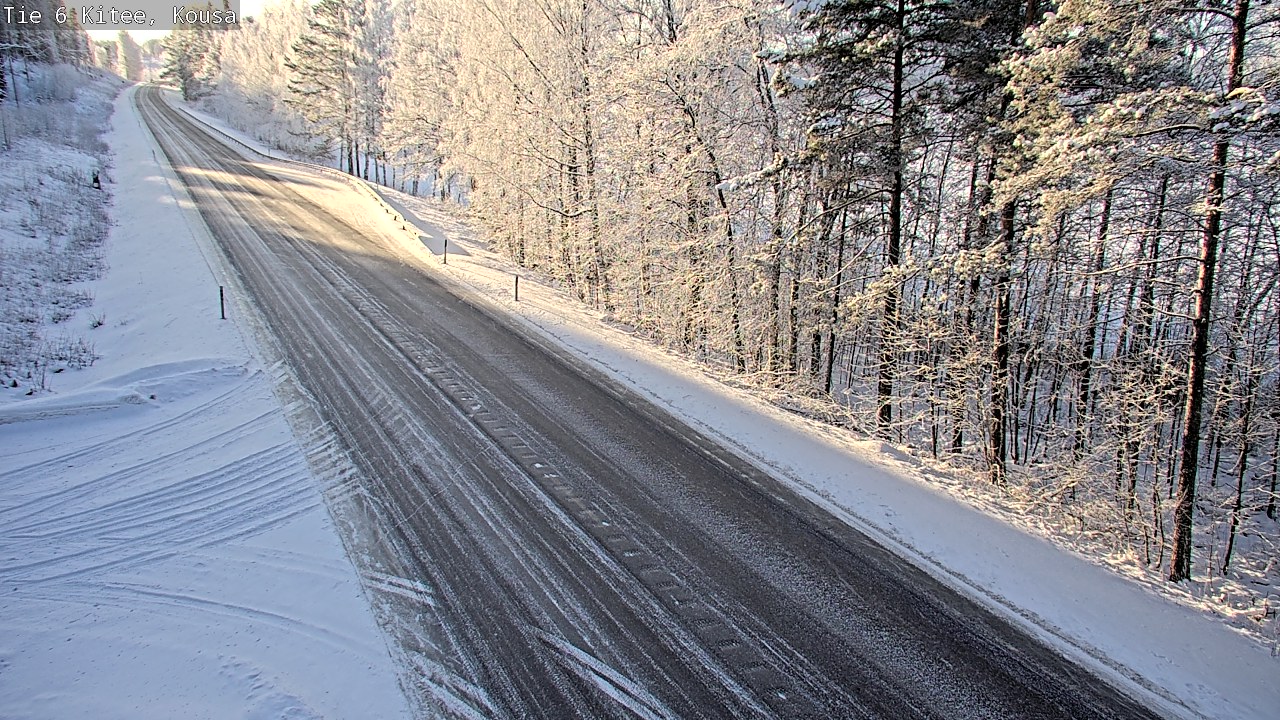 Weather Camera Image Väg 6, Kitee, Kousa, Kitee, Pohjois-Karjala