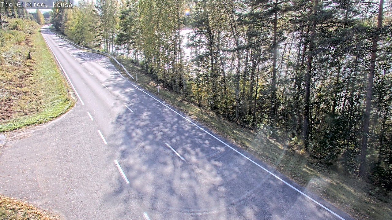 Weather Camera Image Road 6, Kitee, Kousa, Kitee, Pohjois-Karjala