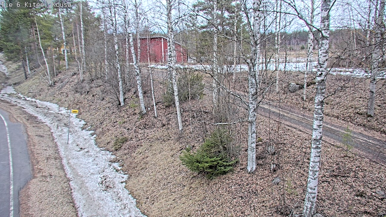 Weather Camera Image Road 6, Kitee, Kousa, Kitee, Pohjois-Karjala