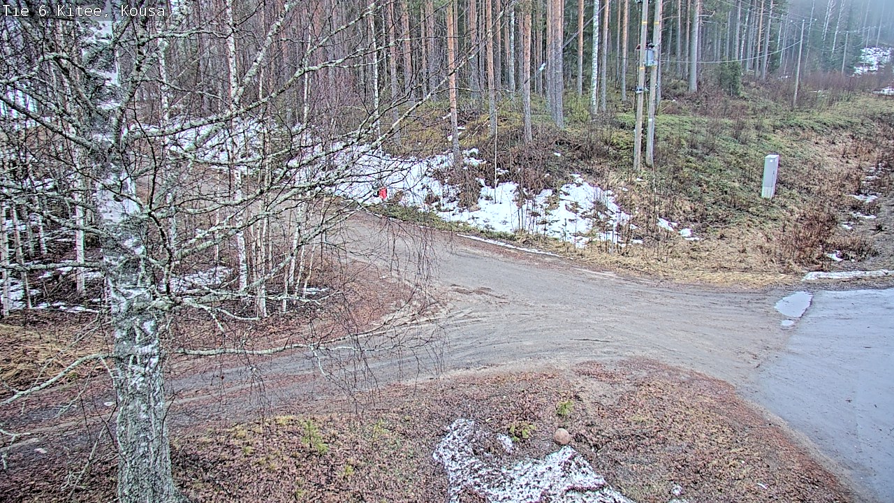 Weather Camera Image Road 6, Kitee, Kousa, Kitee, Pohjois-Karjala