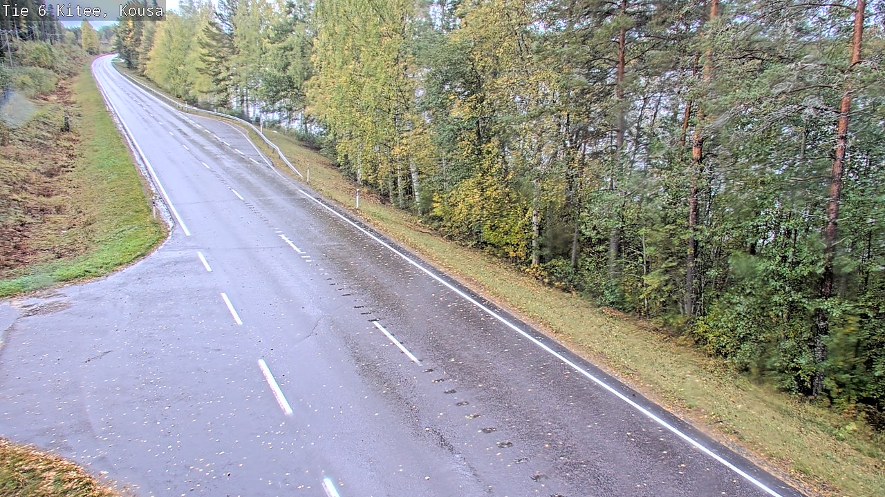 Weather Camera Image Road 6, Kitee, Kousa, Kitee, Pohjois-Karjala