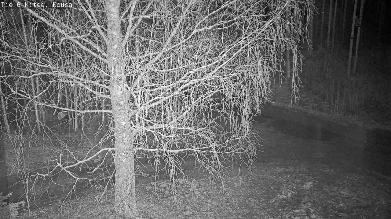 Weather Camera Image Road 6, Kitee, Kousa, Kitee, Pohjois-Karjala