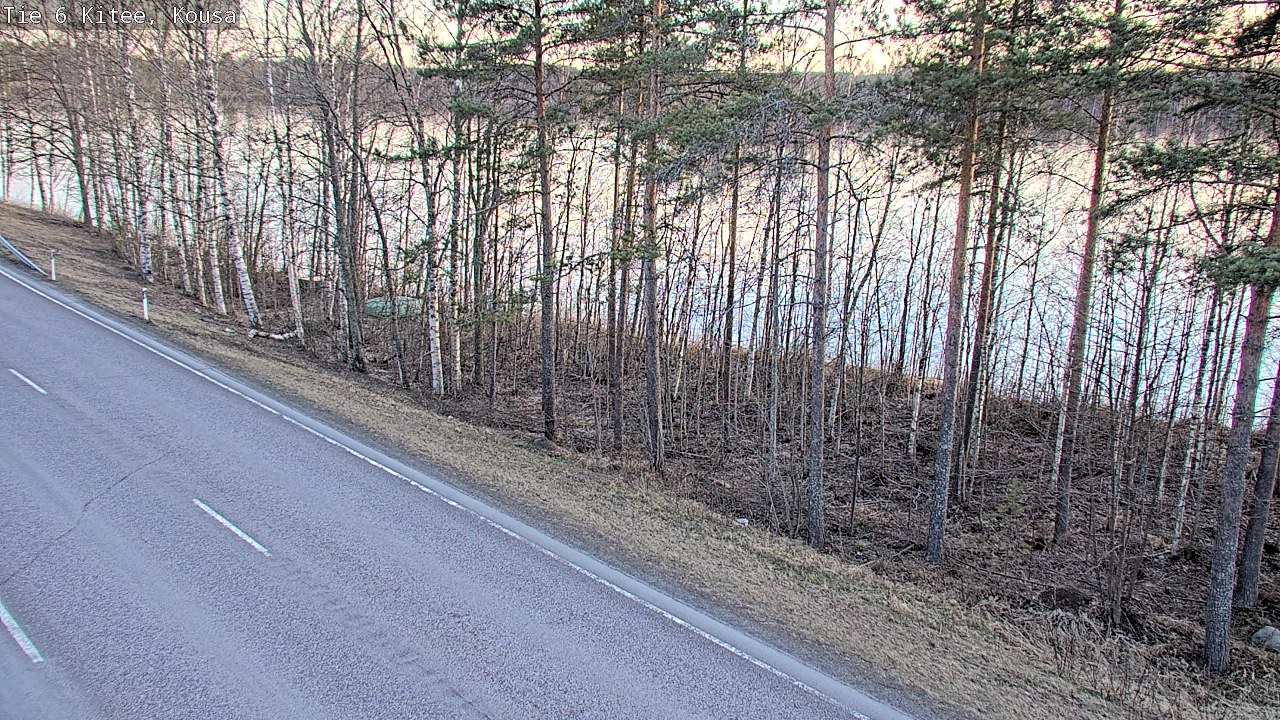 Weather Camera Image Väg 6, Kitee, Kousa, Kitee, Pohjois-Karjala