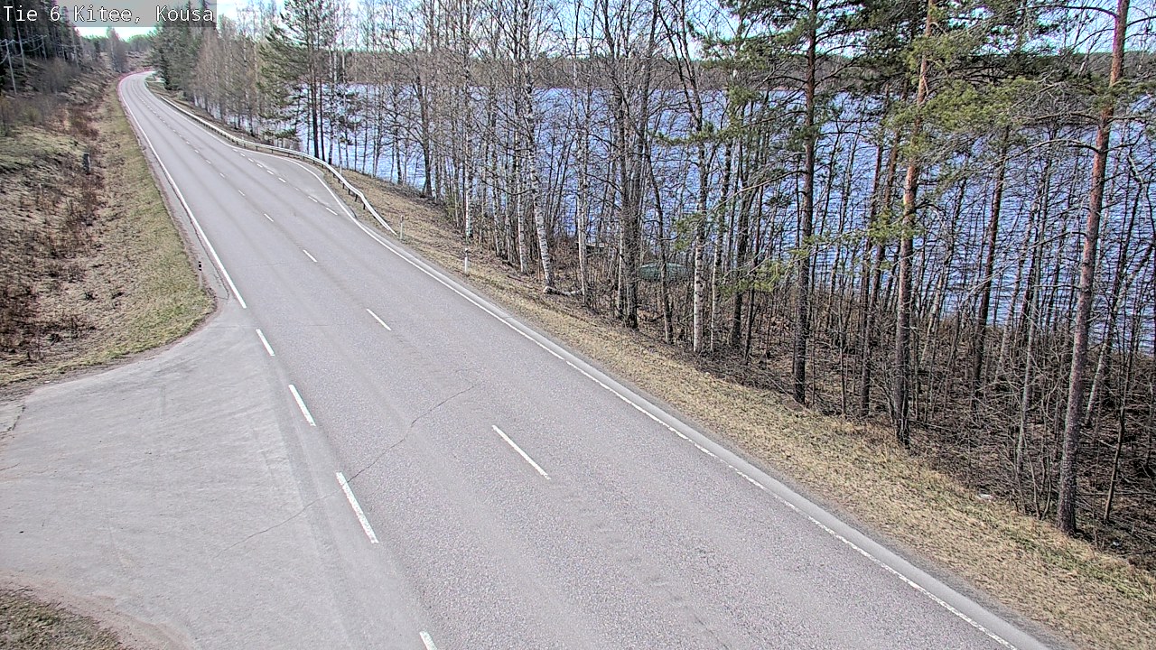 Weather Camera Image Väg 6, Kitee, Kousa, Kitee, Pohjois-Karjala