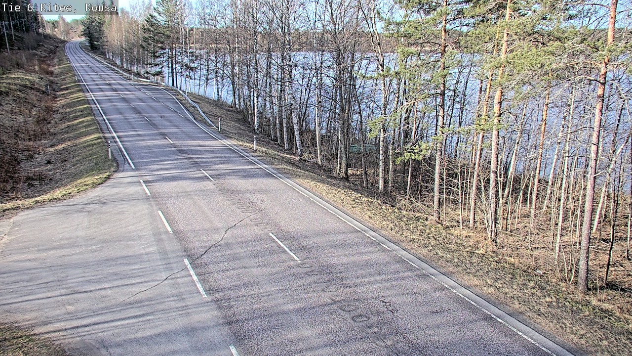 Weather Camera Image Väg 6, Kitee, Kousa, Kitee, Pohjois-Karjala