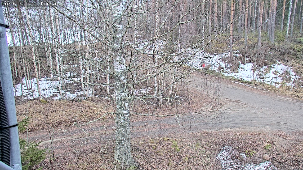 Weather Camera Image Road 6, Kitee, Kousa, Kitee, Pohjois-Karjala