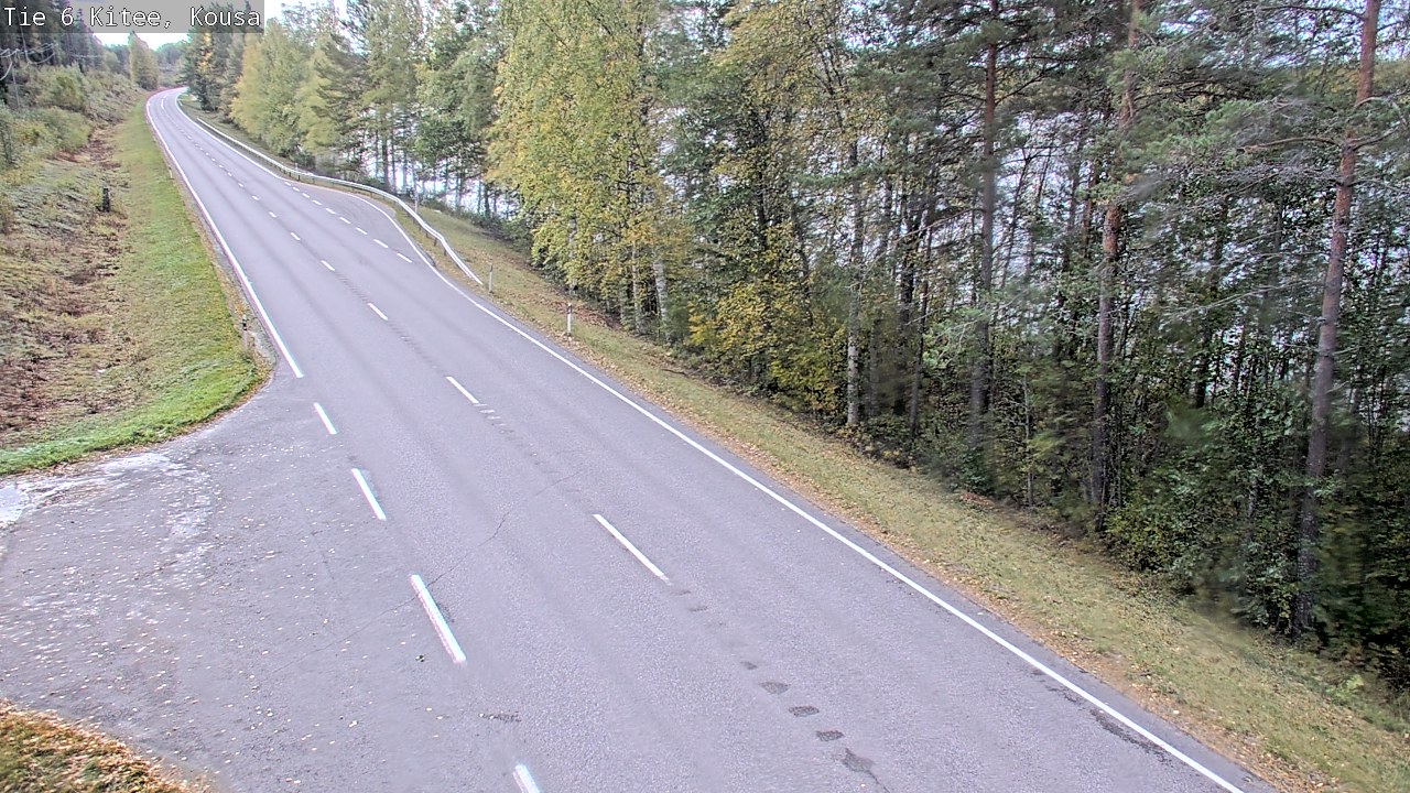 Weather Camera Image Road 6, Kitee, Kousa, Kitee, Pohjois-Karjala