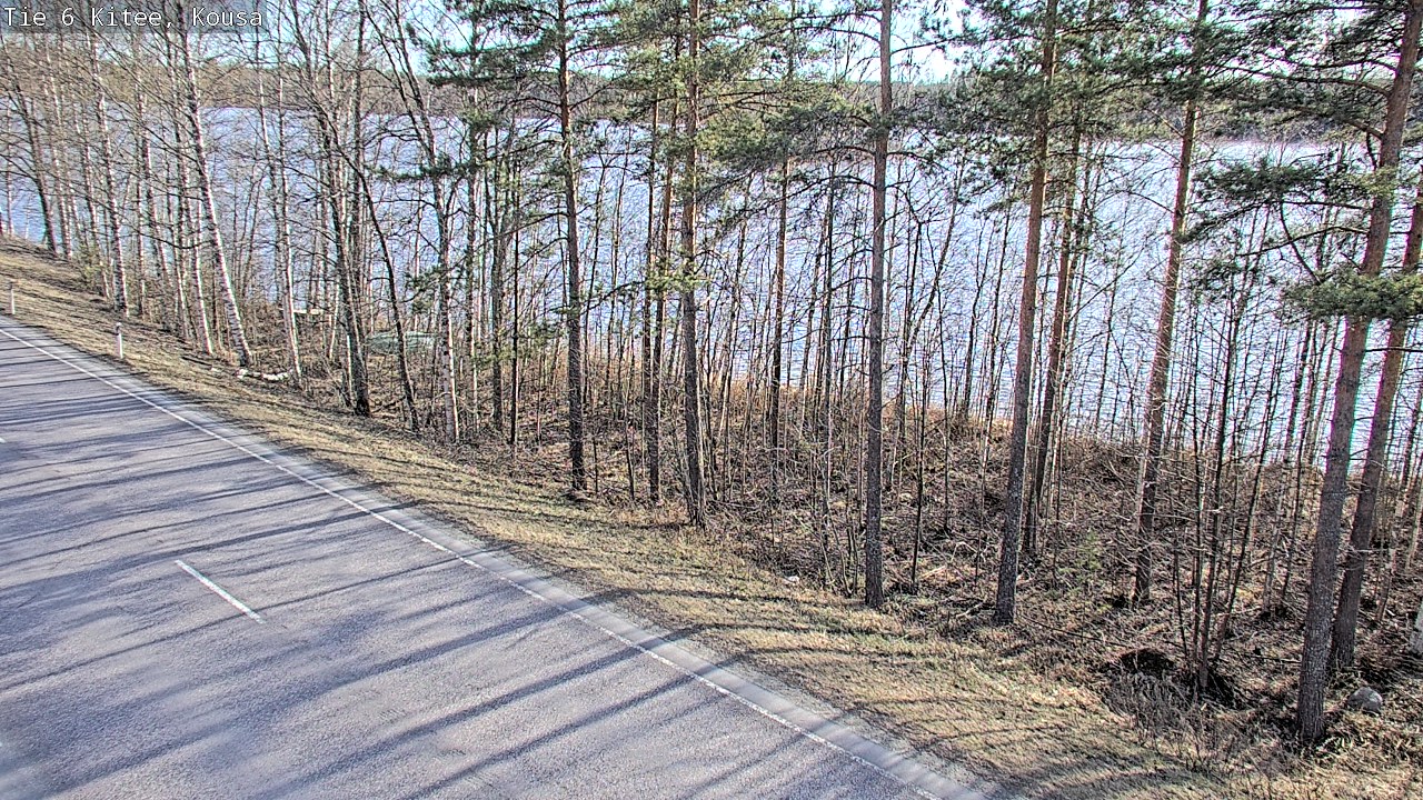 Weather Camera Image Väg 6, Kitee, Kousa, Kitee, Pohjois-Karjala