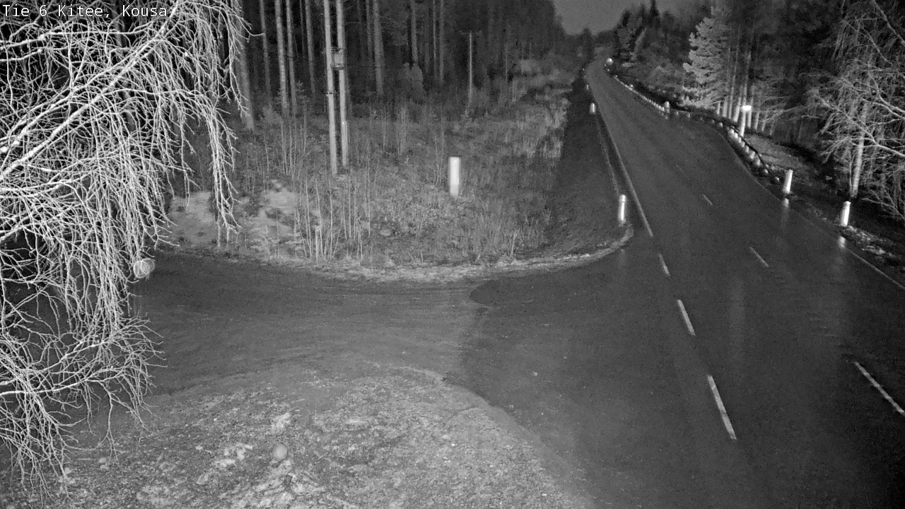 Weather Camera Image Road 6, Kitee, Kousa, Kitee, Pohjois-Karjala