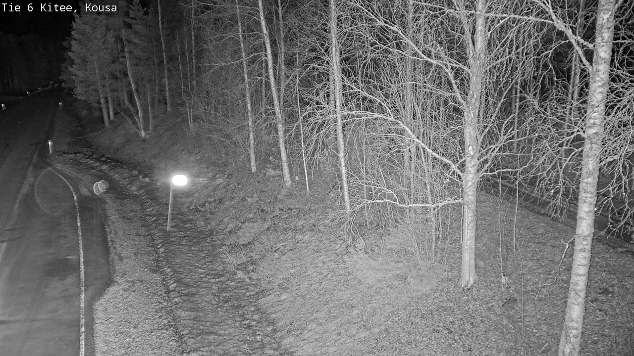 Weather Camera Image Road 6, Kitee, Kousa, Kitee, Pohjois-Karjala