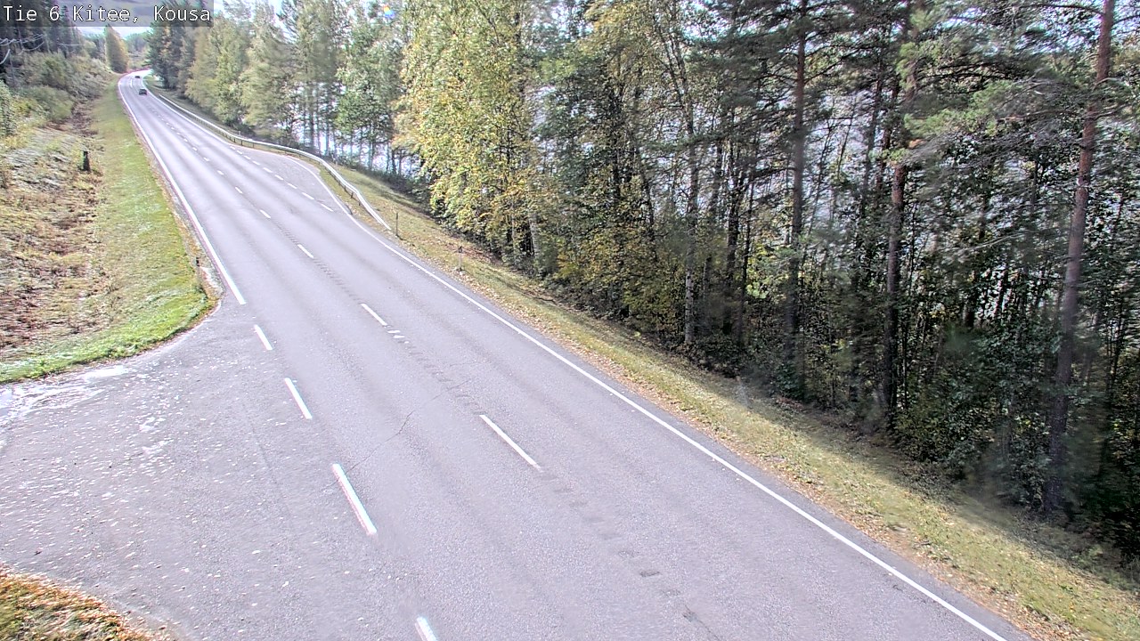 Weather Camera Image Road 6, Kitee, Kousa, Kitee, Pohjois-Karjala