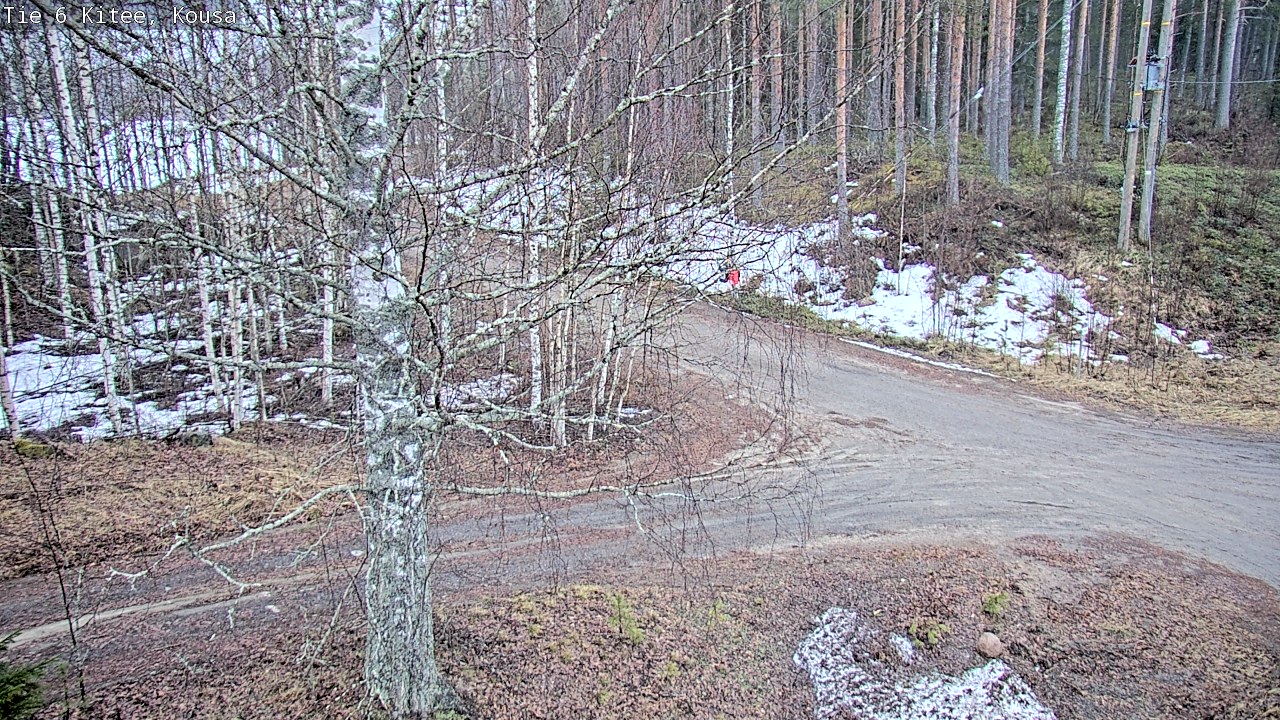 Weather Camera Image Road 6, Kitee, Kousa, Kitee, Pohjois-Karjala