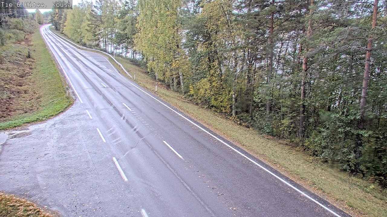 Weather Camera Image Road 6, Kitee, Kousa, Kitee, Pohjois-Karjala