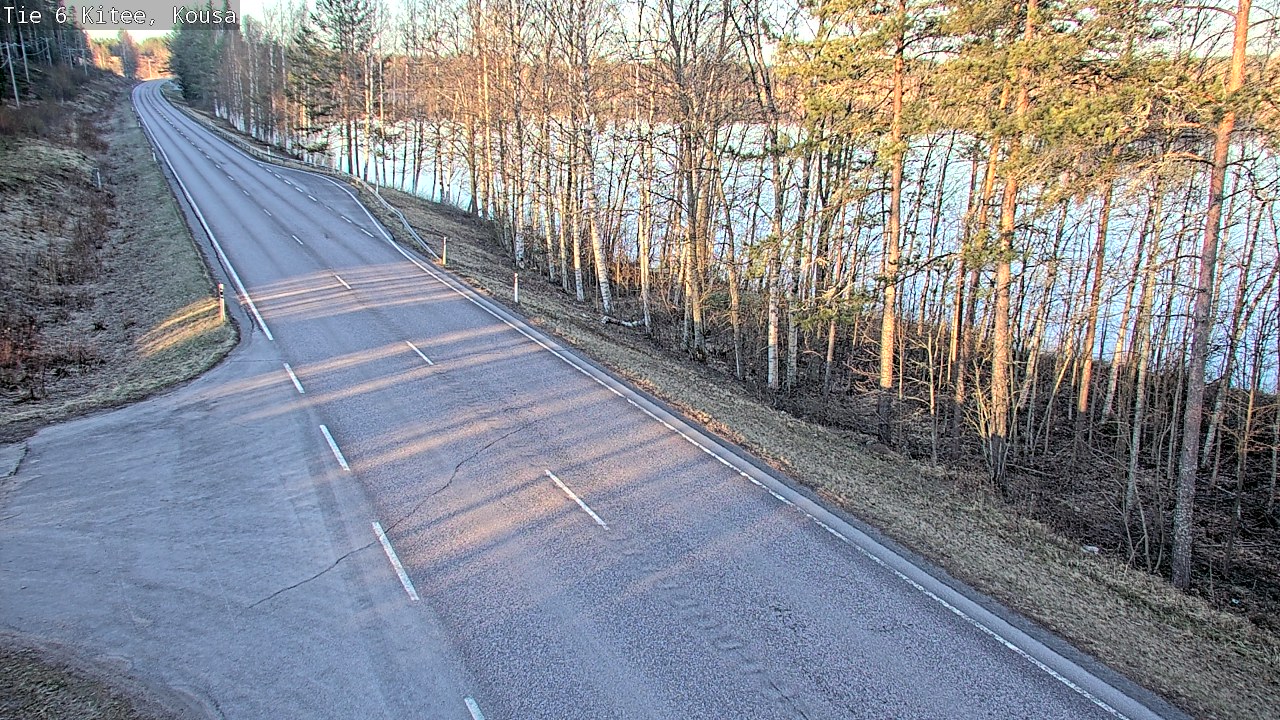 Weather Camera Image Väg 6, Kitee, Kousa, Kitee, Pohjois-Karjala