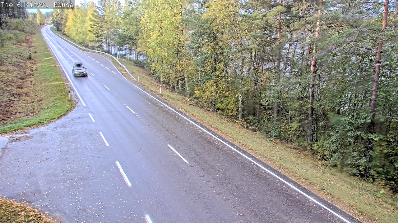 Weather Camera Image Road 6, Kitee, Kousa, Kitee, Pohjois-Karjala