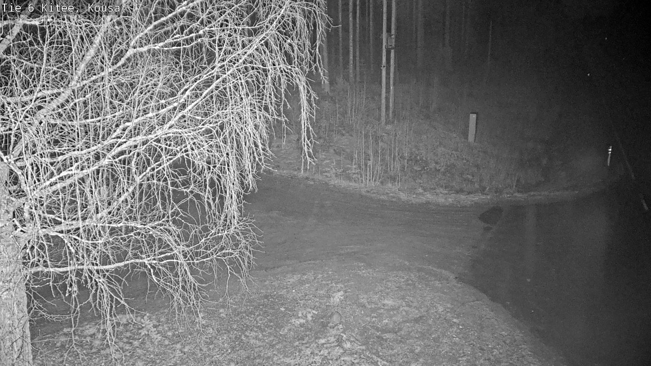 Weather Camera Image Road 6, Kitee, Kousa, Kitee, Pohjois-Karjala