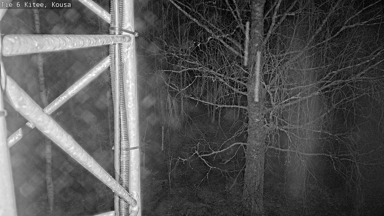 Weather Camera Image Road 6, Kitee, Kousa, Kitee, Pohjois-Karjala